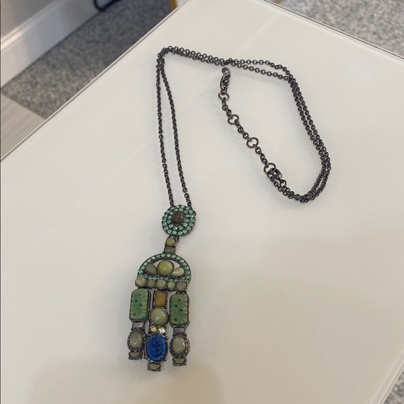 Cabi Green and Blue Pendant Necklace - Picture 2 of 9